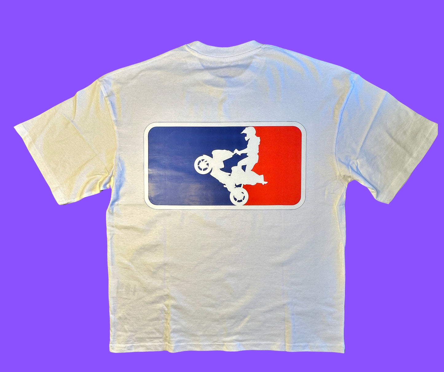Roller Oversize T-Shirt weiss