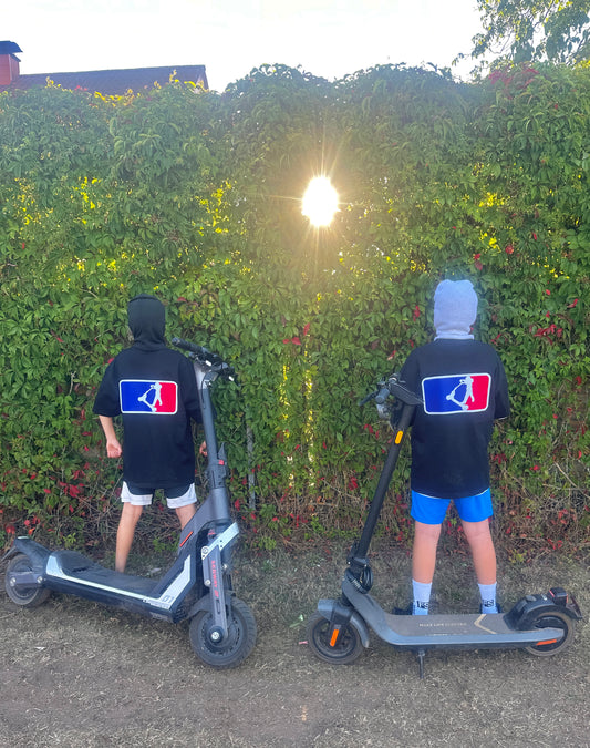 E-Scooter Oversize T-Shirt schwarz