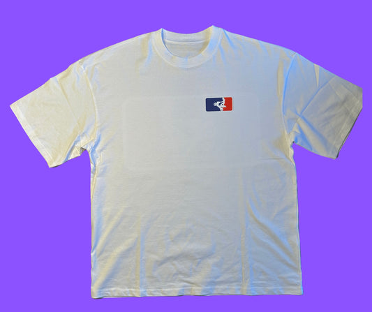 Roller Oversize T-Shirt weiss